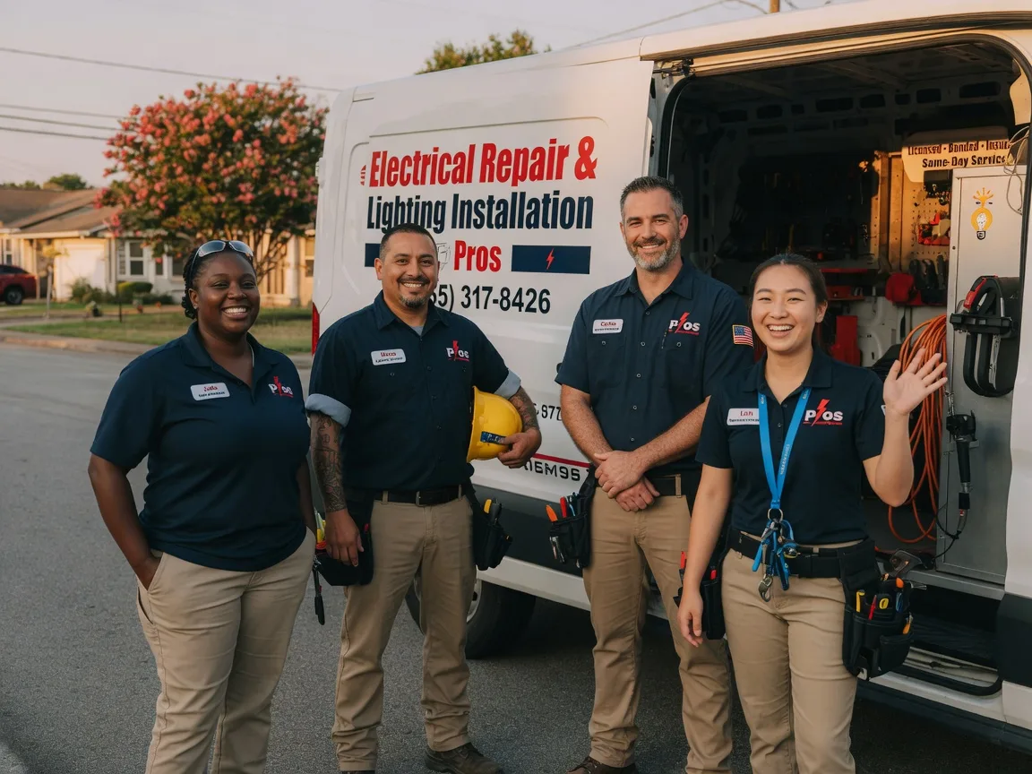 Licensed Electrician company in Pledger, TX